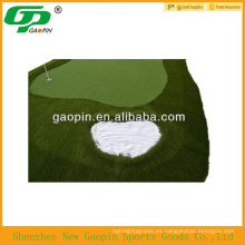 Mini campo de golf al aire libre verde, mini golf putting green